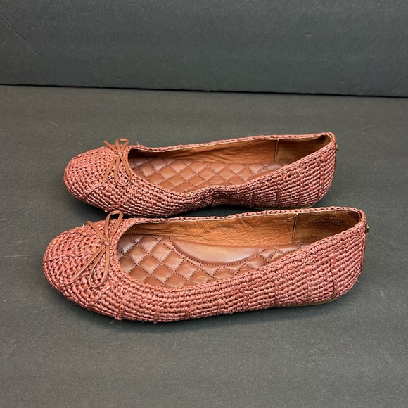 Birdies Loafers Brown Woven Flats Size 7.5 Slip On - Picture 4 of 10